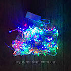 Світлодіодна новорічна гірлянда 14 м, 300LED MIX різнобарвна, фото 7
