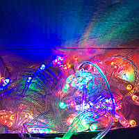 Светодиодная новогодняя гирлянда 14м, 300LЕD MIX разноцветная