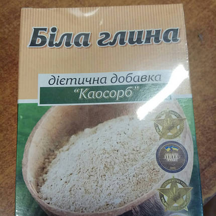 Глина біла (Каолін) Каосорб Мірослав, 200 гСрок до 21.10.22, фото 1