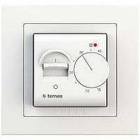 Терморегулятор TERNEO MEX UNIC БІЛИЙ для теплої підлоги термостат тернео, датчик температури підлоги, механічний