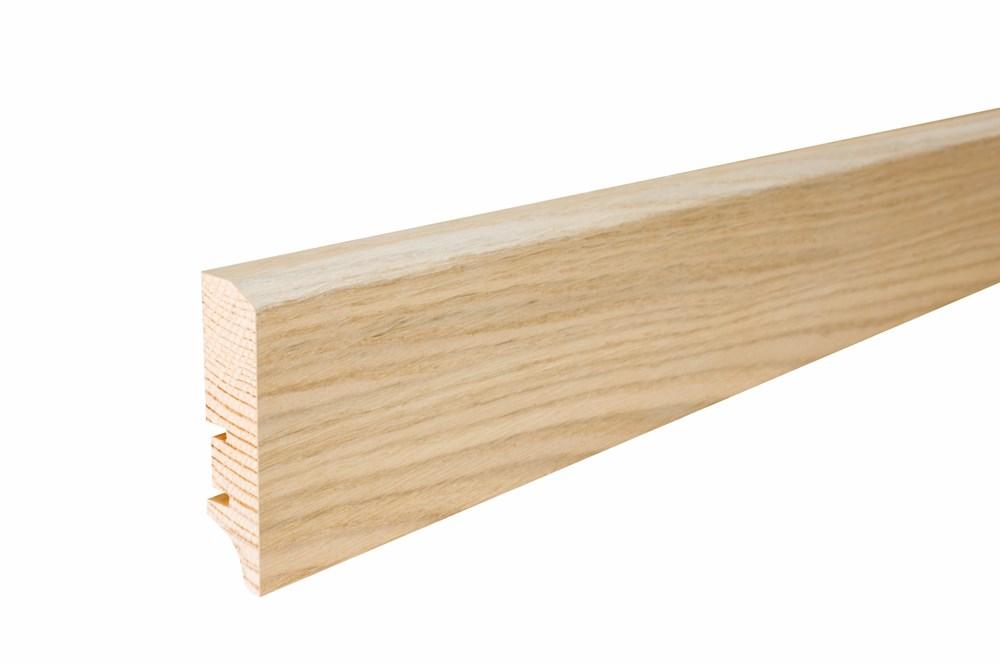Плінтус Барлінек Дуб, білий матовий лак В5, 60 мм., фото 1