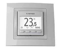 Терморегулятор TERNEO PRO UNIC БІЛИЙ програмований для теплої підлоги термостат тернео, датчик температури підлога