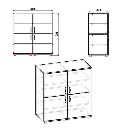 Комод 4Д, фото 2