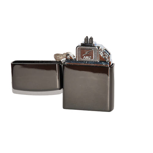 Купить Электроимпульсная USB зажигалка в стиле ZIPPO серебро с двойной ...
