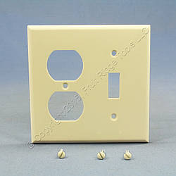 Нейлонова накладка Cooper для розетки + вимикач американського стандарту (чорна)