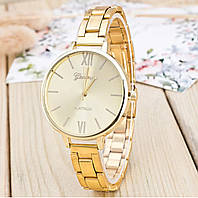 Женские модные классические наручные часы «Geneva» (gold)