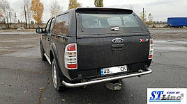 Задня захист AK005 (2 шт., нерж.) - Ford Ranger 2007-2011 рр.