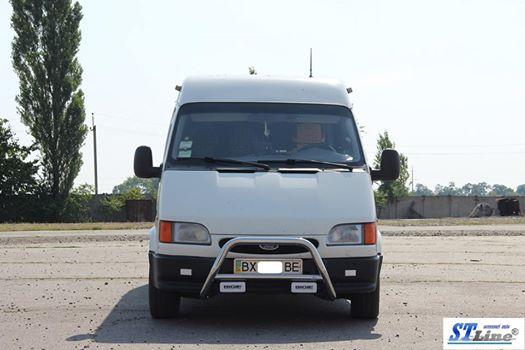 Кенгурятник WT006 (нерж) - Ford Transit 1994-2001 рр.