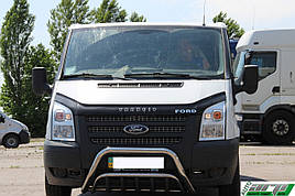 Кенгурятник WT002 (2006-2014, нерж.) - Ford Transit 2001-2014 рр.