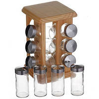 Набір для спецій 12 предметів з підставкою A-plus 1714