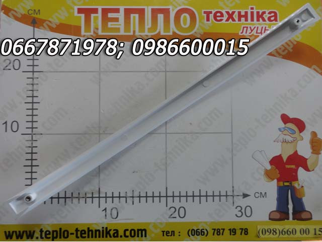 Ручка дверей духовки газовой плиты Грета широкая 27мм, длиной 48.5см - фото 3 - id-p69436815