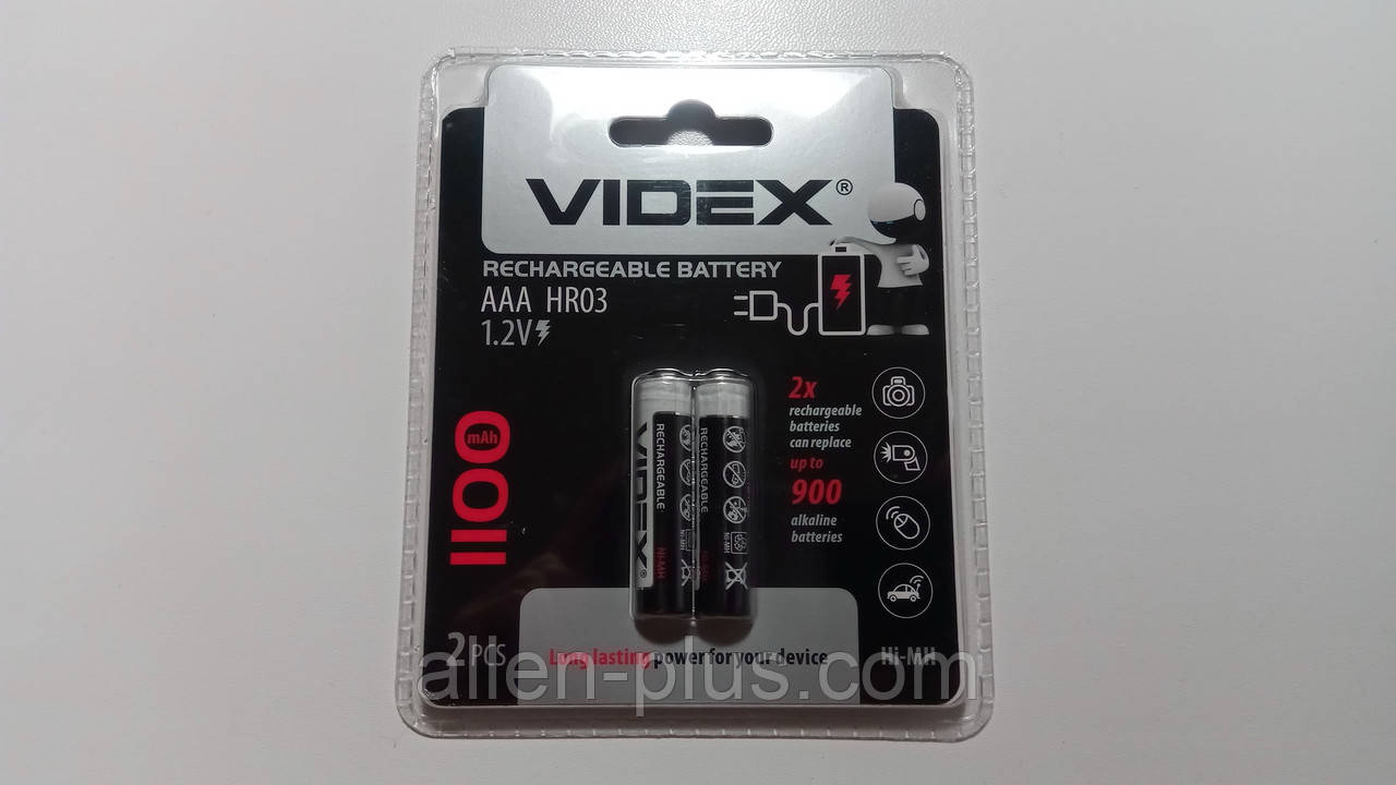 Акумулятори Videx HR03/AAA 1.2V 1100mAh NI-MH