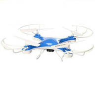Радіокерований квадрокоптер Drone з камерою і WIFI CF-888-3 Blue