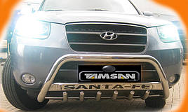 Кенгурятник WT004 (нерж.) - Hyundai Santa Fe 2 2006-2012 рр ..