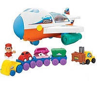 Дитячий вантажний літак на батарейках музика Keenway 12421