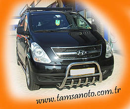 Кенгурятник WT003 (нерж.) - Hyundai H1 Starex H300 2008+ рр.