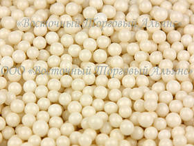 Декоративні перлини — Ambrosio — Білі Ø 7 — 200 г