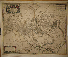Карта України TYPUS GENERALIS UKRAINAE 17 століття
