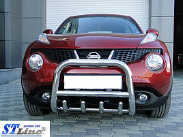 Кенгурятник QT006 (нерж) - Nissan Juke 2010+ рр.