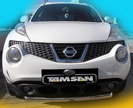 Передня захист ST008-1 (нерж) - Nissan Juke 2010+ рр.