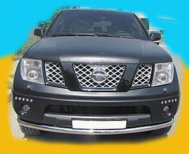 Передня захист ST008-2 (нерж) - Nissan Pathfinder 2006-2015 рр.