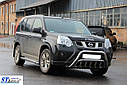 Передня захист WT002 (нерж) - Nissan X-trail T31 2007-2014 рр., фото 3