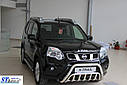 Передня захист WT002 (нерж) - Nissan X-trail T31 2007-2014 рр., фото 5