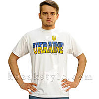Футболка "Ukraine" біла