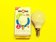 Лампа LED 4W E14, BIOM BT-545, 3000K