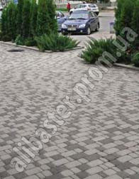 Плитка тротуарна "Старе місто" завод "Золотий мандарин", товщина 40 мм, чорний, фото 1