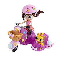 Littlest Pet Shop Игровой набор "Блайс на скутере"