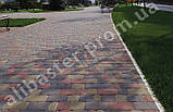 Плитка тротуарна "Старе місто" завод "Золотий мандарин", товщина 80 мм, червоний, фото 2