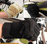 Тактичні рукавички BLACKHAWK без пальців чорні, фото 9