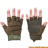 Тактичні рукавички BLACKHAWK без пальців зелені, фото 6