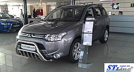 Кенгурятник WT002 (нерж.) - Mitsubishi Outlander 2013 і 2015+ рр.