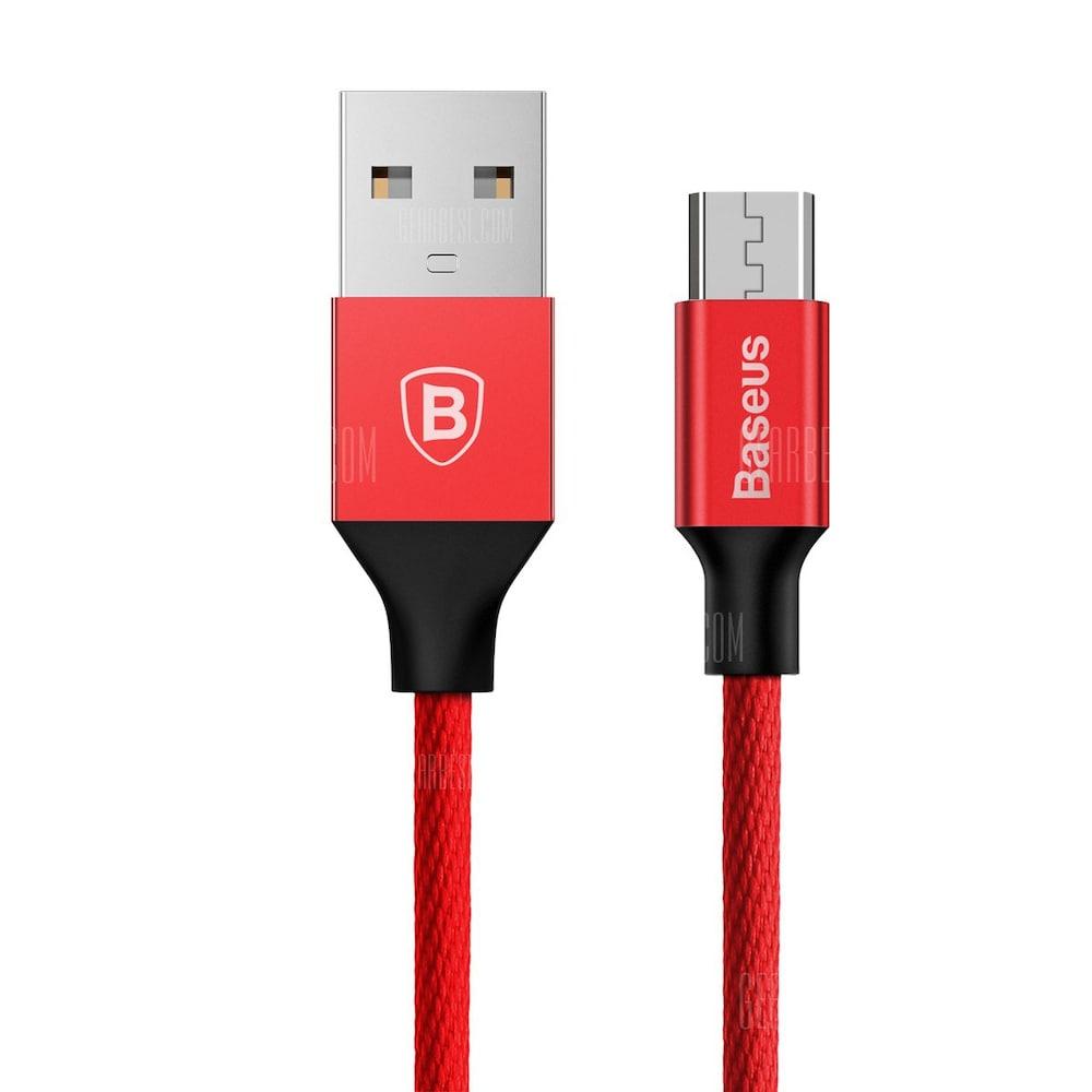 Кабель Baseus Yiven Series MicroUSB 1m, Red (CAMYW-A09)