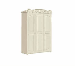 Шафа тридверна в спальню, вітальню з натурального дерева ШФ-14 Скіф