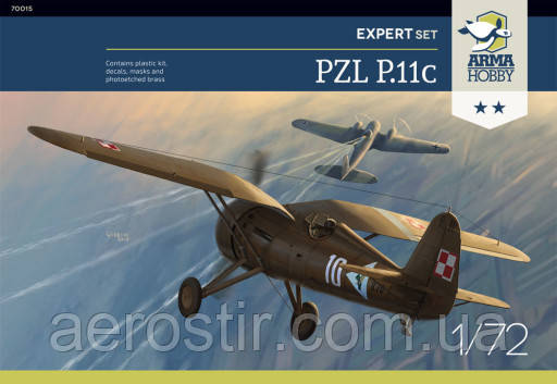 PZL P.11c 1/72 Arma Hobby 70015