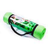 Килимок для фітнесу та спорту каучуковий NBR 180x60x1см 5415-15, фото 2