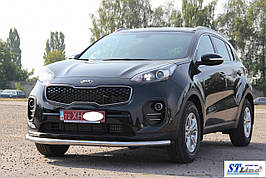 Передня захист ST008 (нерж) - Kia Sportage 2015+ рр.