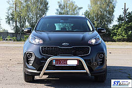 Кенгурятник WT006 (нерж) - Kia Sportage 2015+ рр.