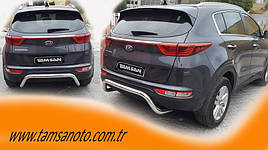 Задня захист AK007 (нерж) - Kia Sportage 2015+ рр.