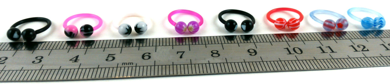 Пирсинг / Пірсинг / Piercing №81, Цвет: микс, Цена за 10 шт.