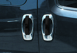 Накладка навколо ручок (4 шт, нерж) - Opel Combo 2012-2018 рр ..