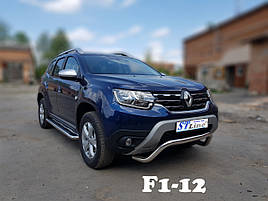 Кенгурятник WT007 (нерж.) - Renault Duster 2018+ рр.