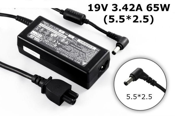 Блок живлення для ноутбука Asus 19V 3.42A 65W 5.5x2.5