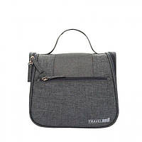 Дорожный подвесной органайзер для косметики Travel bag Grey