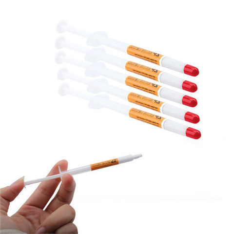 Термопаста в шприці сіра , фото 1