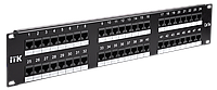 ITK 2U патч-панель кат.5Е UTP, 48 портов (Dual)