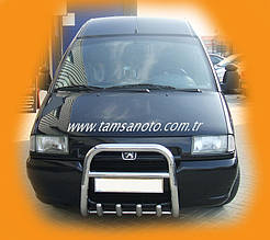 Кенгурятник QT006 (нерж) - Peugeot Expert 1996-2007 рр.